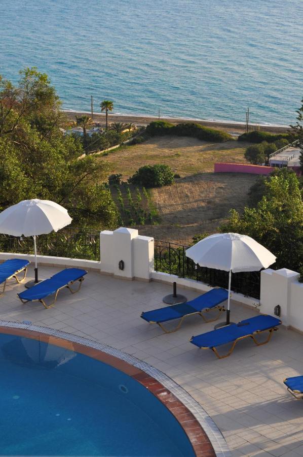 Maria With Pool - Agios Gordios Apartment *