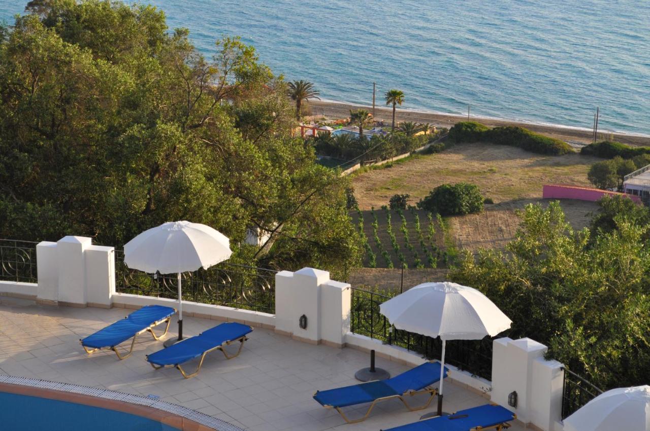 Maria With Pool - Agios Gordios Apartment